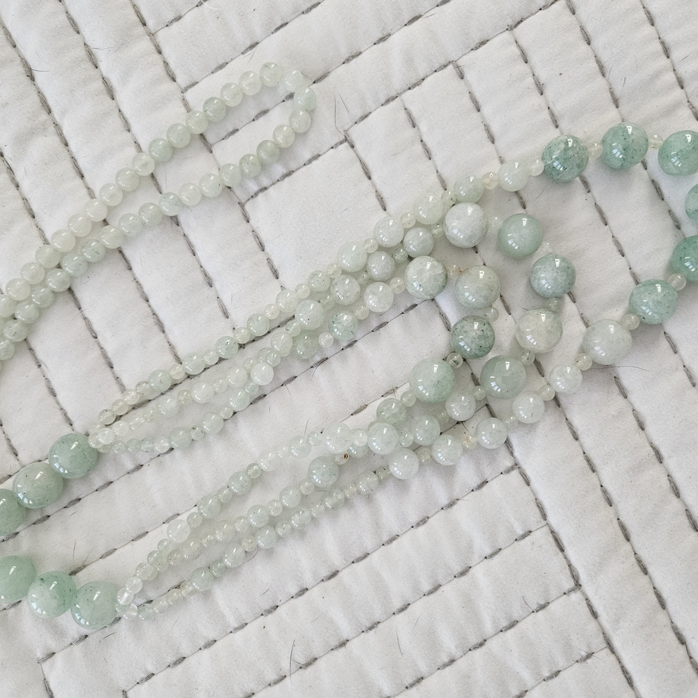 Elegant Green Beaded Necklace